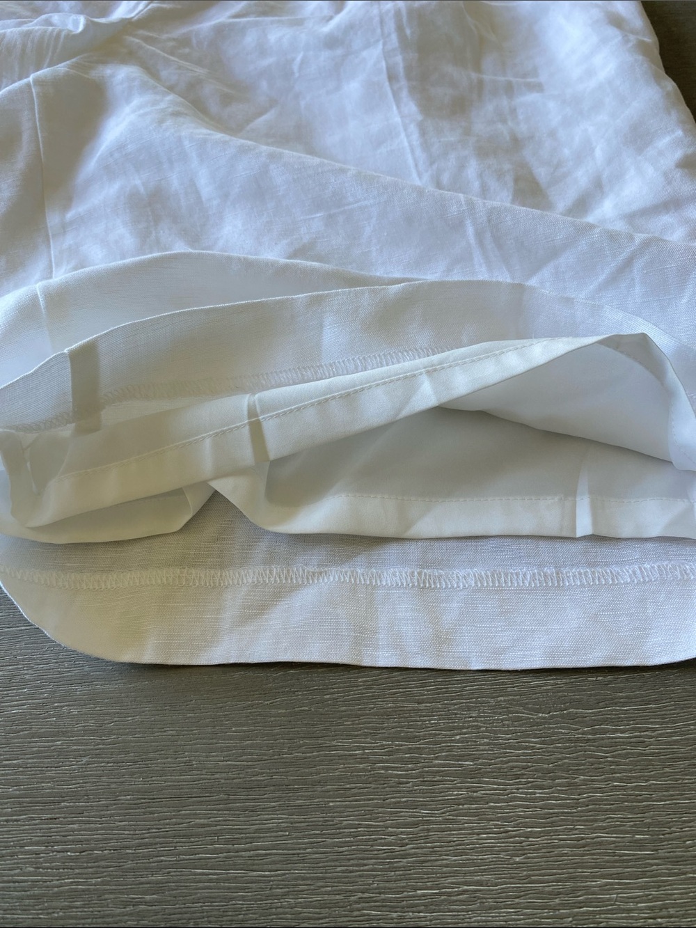 Ann Taylor White Linen Bermuda Shorts size 6 - Picture 12 of 13